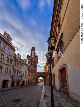 The Lesser Town Bridge Tower in Prague, Czech Republic The Lesser Town Bridge Tower in Prague, Czech Republic 142755988