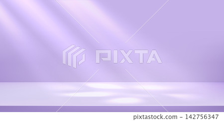 Gradient light purple room, product violet background in pink studio. Podium floor scene for lilac platform stage, 3d backdrop with white sun rays. Spring tech blue color, empty ground presentation Gradient light purple room, product violet background in pink studio. Podium floor scene for lilac platform stage, 3d backdrop with white sun rays. Spring tech blue color, empty ground presentation 142756347