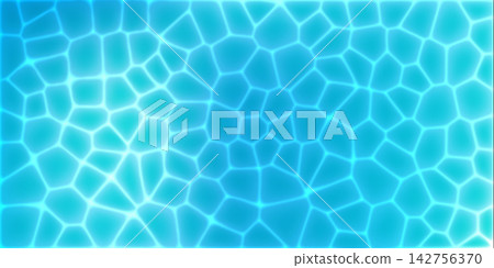 Pool water background with ocean surface pattern, light abstract vector. Summer sea top view, beach seaside illustration for underwater 3d. Clean seamless surface and transparent clear tropical liquid Pool water background with ocean surface pattern, light abstract vector. Summer sea top view, beach seaside illustration for underwater 3d. Clean seamless surface and transparent clear tropical liquid 142756370
