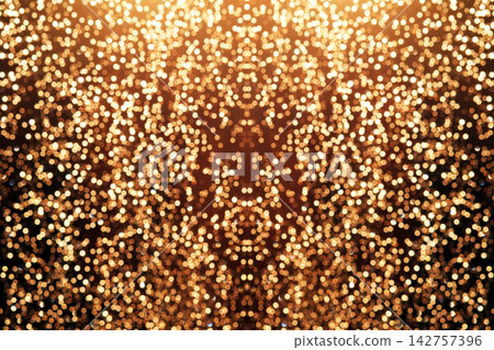 Golden bokeh lights background with festive sparkle and warm holiday celebration mood for parties Golden bokeh lights background with festive sparkle and warm holiday celebration mood for parties 142757396