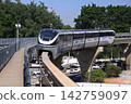 Monorail running through São Paulo city 142759097