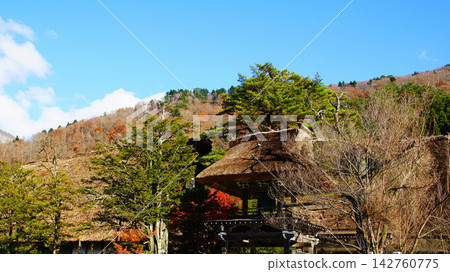 Shirakawa-go Autumn Leaves Gifu Prefecture Shirakawa-go Autumn Leaves Gifu Prefecture 142760775