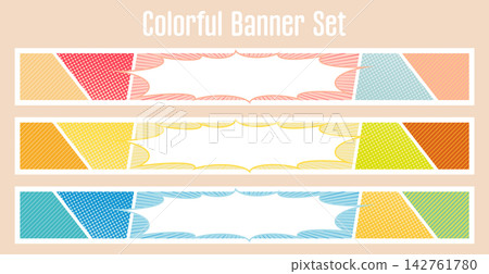 Banner set_Manga_Landscape Banner set_Manga_Landscape 142761780