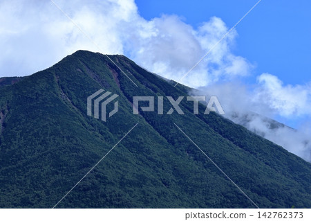 從戰場原眺望男體山。 從戰場原眺望男體山。 142762373