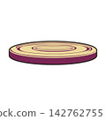 Sliced red onion 142762755