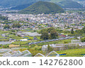 The Limited Express Azusa runs near Shioyama in the Kofu Basin. 142762800