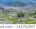 The Limited Express Azusa runs near Shioyama in the Kofu Basin. 142762807