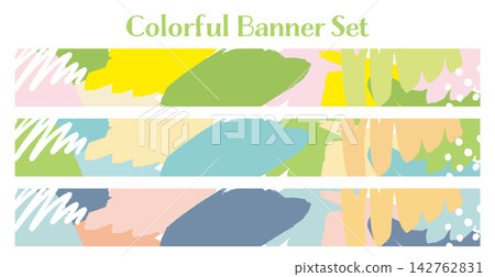 Banner Set_Abstract_Horizontal 142762831