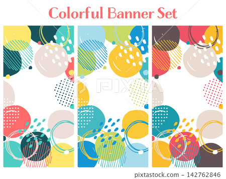 Banner set_Abstract_Vertical 142762846