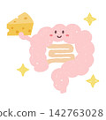 Sparkling intestines with hand-drawn cheese 142763028