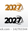 modern 2027 star number design 142763344