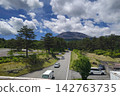 The view from the car window 142763735
