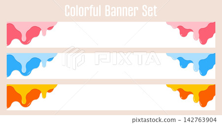 Banner set - Paint - Landscape Banner set - Paint - Landscape 142763904