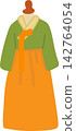 Hanbok Dress on Mannequin 142764054