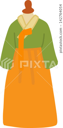 Hanbok Dress on Mannequin 142764054
