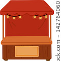 Red Food Stall 142764060