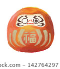 Illustration of daruma 142764297