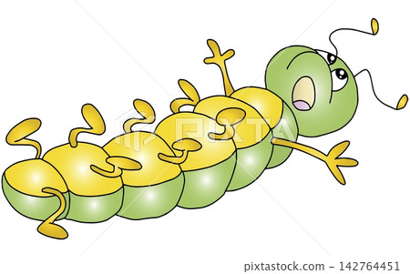 Fun insect illustrations ☆ Caterpillar Fun insect illustrations ☆ Caterpillar 142764451