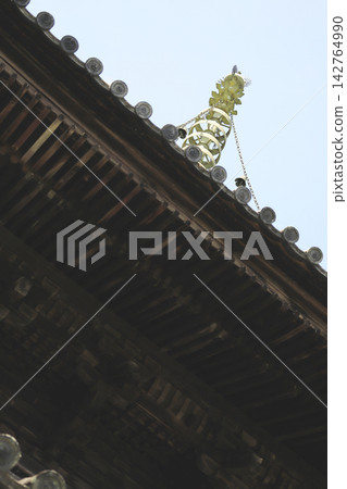 Temple No. 10, Tokudozan Kanjoin Kirihata-ji Temple, the finial of the Great Pagoda Temple No. 10, Tokudozan Kanjoin Kirihata-ji Temple, the finial of the Great Pagoda 142764990