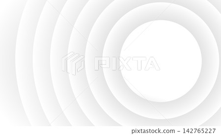 Concentric Circles Gradient Pattern with Smooth Shading in Minimal Abstract Design 142765227