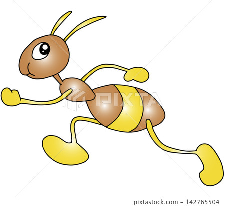 A fun insect illustration ☆ Ant A fun insect illustration ☆ Ant 142765504