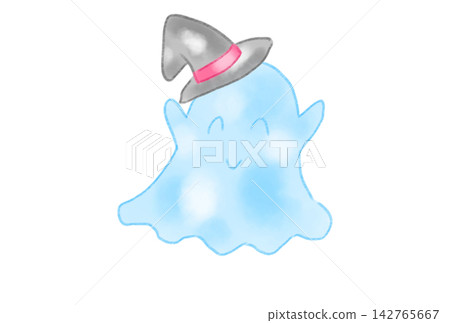 Colorful Halloween ghosts Colorful Halloween ghosts 142765667