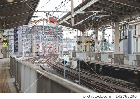 April 30 2026 A Sendai Station platform railway perspective April 30 2026 A Sendai Station platform railway perspective 142766296