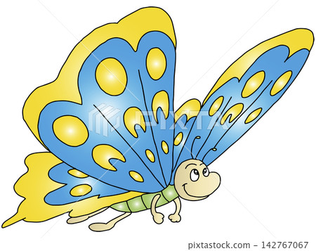 A fun illustration of an insect ☆ Butterfly A fun illustration of an insect ☆ Butterfly 142767067