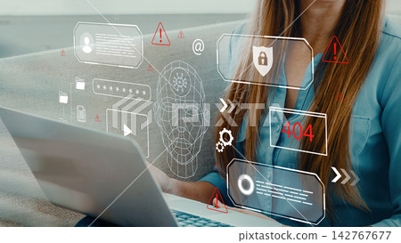 Using technology to create a deep fake with a laptop and digital interface Using technology to create a deep fake with a laptop and digital interface 142767677