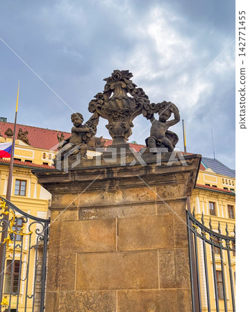A section of Prague Castle in Prague, Czech Republic A section of Prague Castle in Prague, Czech Republic 142771455