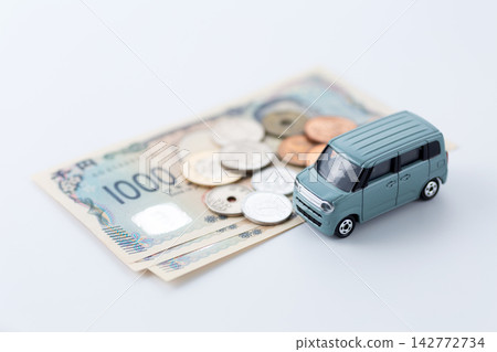 Cars and money (white background) Cars and money (white background) 142772734