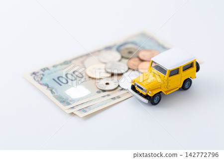 Cars and money (white background) Cars and money (white background) 142772796