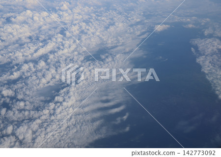 Aerial landscape with mountains and valley Aerial landscape with mountains and valley 142773092