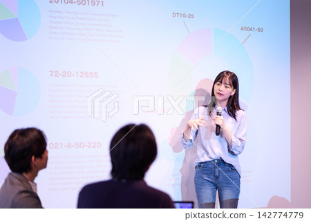 一位女士介紹 142774779