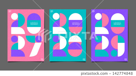 Modern 2028 2029 Numerical Poster Collection Modern 2028 2029 Numerical Poster Collection 142774848
