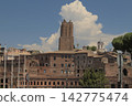 Foro Romano取自Palatine的山丘 142775474