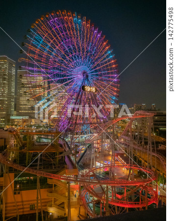 The colorful, glittering night view of Minato Mirai The colorful, glittering night view of Minato Mirai 142775498