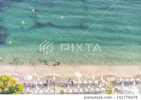 Villefranche-Sur-Mer Beach on the French Riviera 142776078