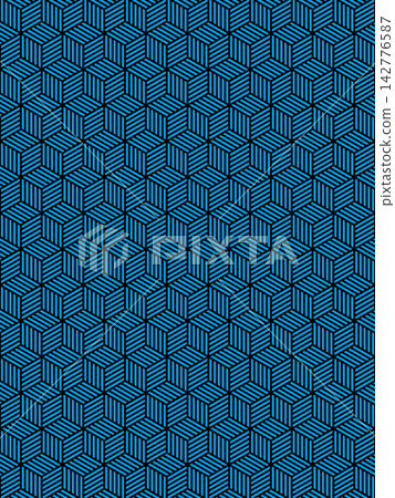 Light blue and black tortoiseshell pattern background Light blue and black tortoiseshell pattern background 142776587