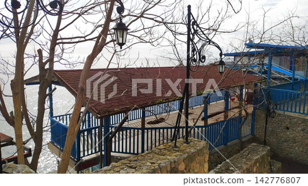 Terrace by the sea - Nessebar, autumn nature Terrace by the sea - Nessebar, autumn nature 142776807