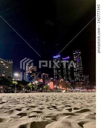 Haeundae Beach, Busan, South Korea Haeundae Beach, Busan, South Korea 142777345