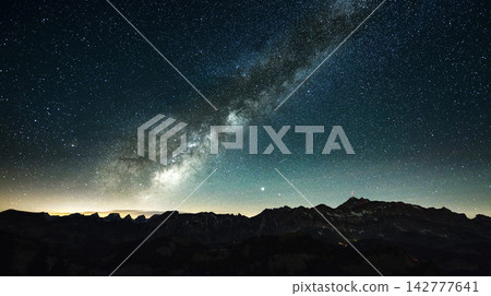 milky way galaxy with stars and space dust milky way galaxy with stars and space dust 142777641