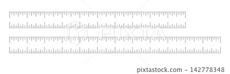 Measuring chart, ruler scale with 10 and 12 inches. Length measurement distance, height, math. Ten and twelve inches sewing tool template Measuring chart, ruler scale with 10 and 12 inches. Length measurement distance, height, math. Ten and twelve inches sewing tool template 142778348