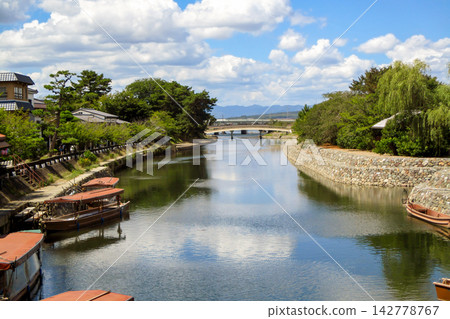 Scenery of the Uji River in Kyoto Prefecture Scenery of the Uji River in Kyoto Prefecture 142778767