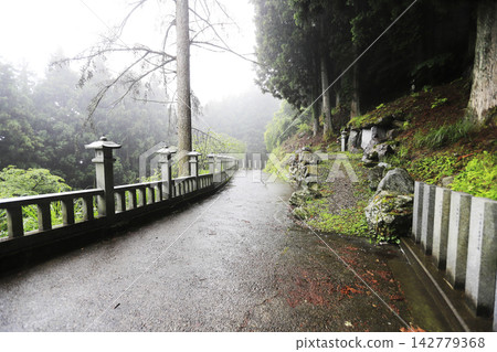 通往聖山寺正門的道路,聖山寺是朝聖路線上的第十二座寺廟。 通往聖山寺正門的道路,聖山寺是朝聖路線上的第十二座寺廟。 142779368