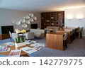 Wroclaw, Poland, June 15, 2018: Executive lounge with sofas and seating areas 142779775