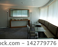 Wroclaw, Poland, June 15, 2018: Seating area in an executive lounge of a hotel 142779776