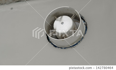 Home vent grille for air purification, circulation. Forced venti Home vent grille for air purification, circulation. Forced venti 142780464