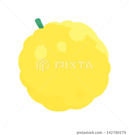 Yuzu color illustration Yuzu color illustration 142780579