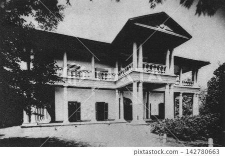 老照片：大阪仙風館，明治初期。 142780663